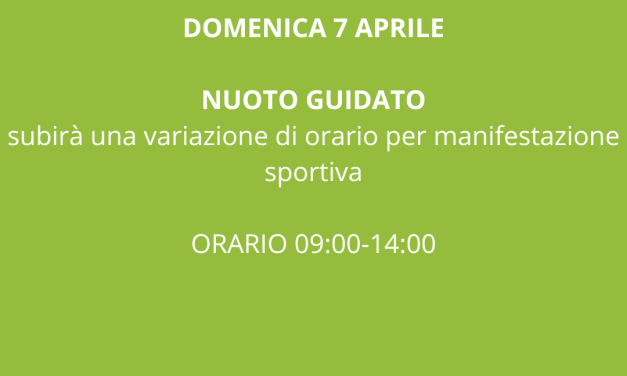NUOTO GUIDATO