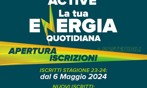 Apertura Iscrizioni Stagione 2024-2025