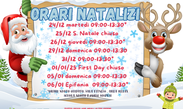 ORARI FESTIVITA’ Natale 2024