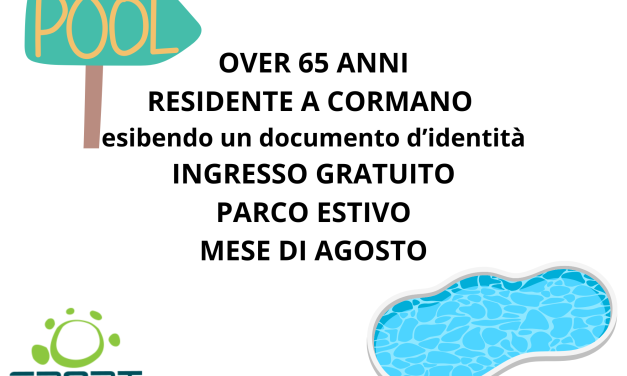 Agosto in piscina residenti Over 65